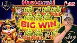 OUR BIGGEST WIN WE HAD ON CLEOCATRA SLOT