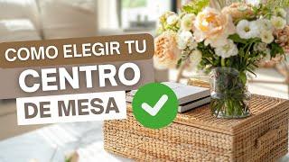 ️ ‍️ Como ELEGIR tu TIPO de CENTRO DE MESA  Home decor