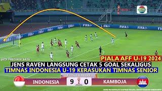  LIVE TV NASIONAL ● TIMNAS INDONESIA U-19 VS KAMBOJA ● PIALA AFF U-19 2024 ● Ilustrasi Video & Skor