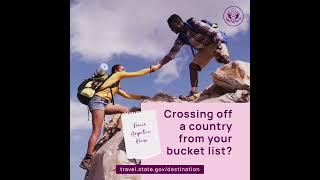 Travel Smart from the Start - Check the Travel Advisory