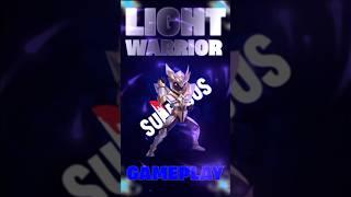  LIGHT WARRIOR  GAMEPLAY  SUPER SUS  EVL DRAGN GA️ERS  #shorts #shortsfeed #supersus