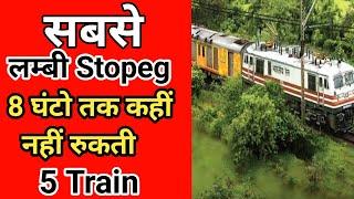 Top 5 Longest Non Stop Train I Longest Train Route In The World I longest train in the india