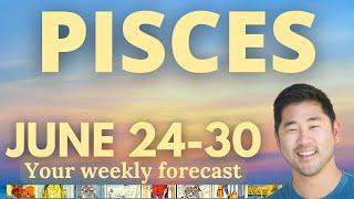 Pisces - PREPARE TO MOVE INTO WEALTH AND ABUNDANCE THIS WEEK! JUNE 24-30 Tarot Horoscope ️