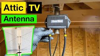 Cut the cord before it cuts you! Attic OTA TV antenna install