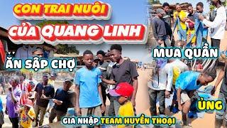 Đi Chợ Mua Đồ Cho Thành Viên Mới - Con Trai Nuôi Của Quang Linh || Team Huyền Thoại.