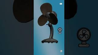 Sleek and Cool: The Ultimate Black Table Fan #shots #funny #funnymoments