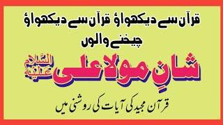 Mola Ali a.s Ki Shan Me Quran ki Ayatain