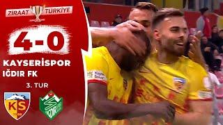 Kayserispor 4-0 Iğdır FK MAÇ ÖZETİ  (Ziraat Türkiye Kupası 3. Tur Maç) / 02.11.2023