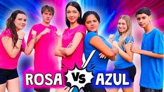 ROSA vs AZUL !! GINCANA DA LULUCA | Luluca