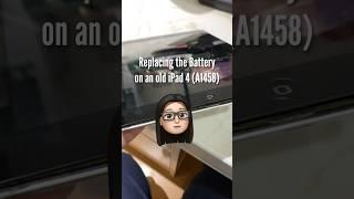 Replacing the battery on my mom's old iPad 4 (A1458)