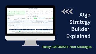 Easily Automate Your Strategies | Algo Strategy Builder by Modern Algos