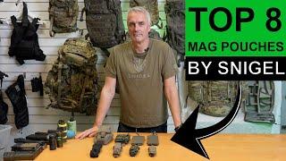 Top 8 Magazine Pouches for military, police and appreciated within Airsoft, by Snigel.