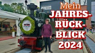 DAMPF OHNE ENDE .... Mein Eisenbahn-Jahr 2024