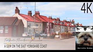 FLAMBOROUGH #drone #djimini2 #4k #eastyorkshire #scarecrow #church #castle