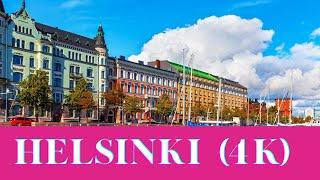 ️Helsinki  Walk Mannerheimintie 4k video, Finland.