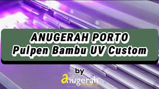 PRODUKSI CETAK: PULPEN BAMBU UV PRINT CUSTOM