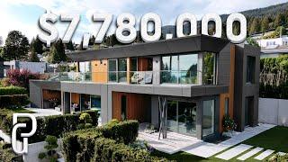 Touring a LUXURY $7,780,000 home in West Vancouver Canada! | Propertygrams mansion Tour