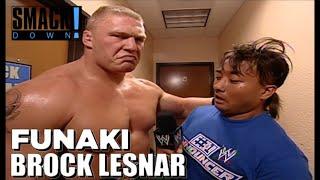 CLASSIC: Funaki Gets more than he Bargains For in Interview Brock Lesnar