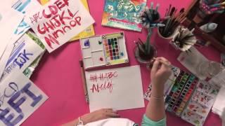 Preview | Joanne Sharpe's Whimsical Words: 15 Brush Lettering Techniques