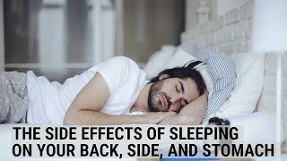 The side effects of sleeping on your back, side, and stomach
