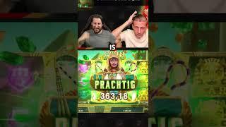 INSANE WIN On Queen of Alexandria! #shorts #casino #slots #funny #laugh