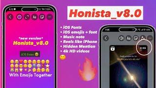 Honista V8 • Full iOS Instagram on Android | iPhone story and emojis