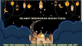 Video Latar Ucapan Ramadan Al-Mubarak II Free Template II