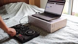 Set up PioneerDJ DDJ-200 for Macbook without Splitter Cable. Use your mac's speakers as booth output