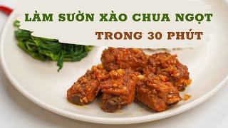 Cách mới để làm sườn xào chua ngọt trong 30 phút | Cook béo