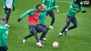 Traumtor von Skelly Alvero & Isak Hansen-Aarøen legt los: Neuzugänge beim Werder-Training im Fokus!