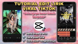 Tutorial Edit Lirik Viral BERNADYA POPFUNK UNTUNGNYA BUMI MASIH BERPUTAR