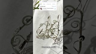 Делаю серьги "Теплые дни" #киноварь #ювелир #серьги #серебро