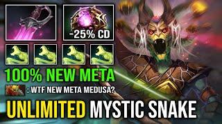 NEW META Khanda + Octarine Core Unlimited Mystic Snake 1v5 Solo Mid Skill Spam Medusa Dota 2