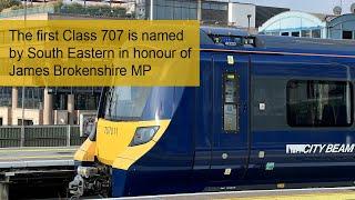 South Eastern names it's first Class 707 in honour of James Brokenshire MP