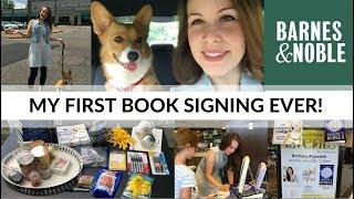 AUTHOR VLOG | Barnes & Noble Book Signing | My First Book Signing Ever!