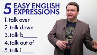 Let’s talk! Learn 5 Easy “TALK” Expressions in English