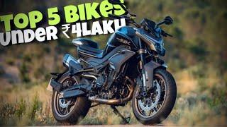 Top 5 UnBeatable & Stylish Bikes Under 4 Lakh in 2024With Ultimate Performance.