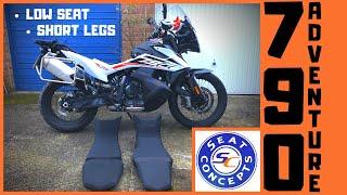 KTM 790 Adventure - Seat Concepts Low Comfort Seat - Short Rider