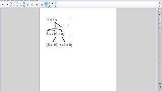 Distributive Property of Multiplication