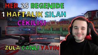 Zula Canlı Yayın Her 25 Beğenide 1 Haftalık Silah Çekilişi