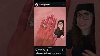 Selena Gomez announced her engagement to Benny Blanco