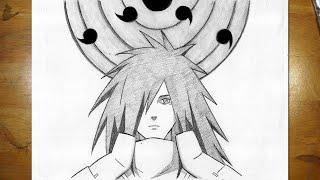 Anime Drawing | How to Draw Madara Uchiha Step by Step