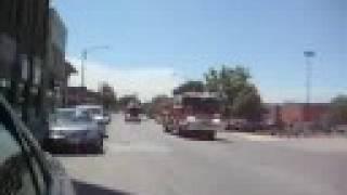 Emergency! Mason City, Iowa, Fire trucks en-route