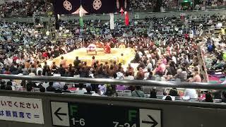 大相撲　大阪場所　西椅子SS席 ２列目