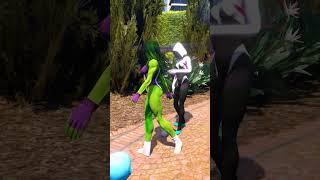 GTA V : SHE-HULK GIVES HIS BABY A MONSTERCAR: A MAGICAL GIFT!  #shorts