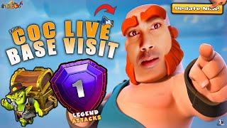 COC live June update | Clash of Clan Live Base Visiting & attacking tips #coc #doubleloot
