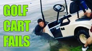 Golf Cart Fails | Golf Cart Crashes