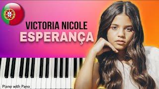 Victoria Nicole - Esperança | Portugal  | Piano Cover | Junior Eurovision 2024