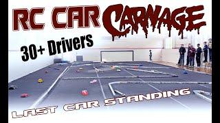 Last car standing - 30 car rc race