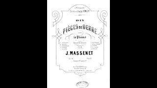 10 Pièces de genre Op.10 By Jules Massenet (with Score)
